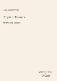 Produktbild: Utopia of Usurers