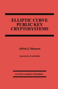 Produktbild: Elliptic Curve Public Key Cryptosystems