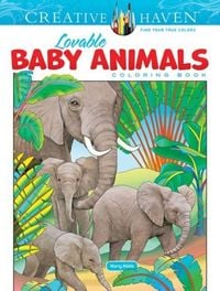 Produktbild: Creative Haven Lovable Baby Animals Coloring Book