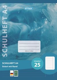 Produktbild: Schulheft Lin25 A4 16Bl