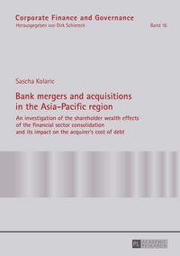 Produktbild: Bank mergers and acquisitions in the Asia-Pacific region