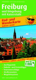 Produktbild: Freiburg und Umgebung mit Kaiserstuhl 1:50 000
