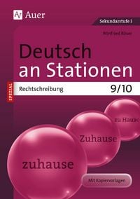 Produktbild: Deutsch an Stationen spezial Rechtschreibung 9-10