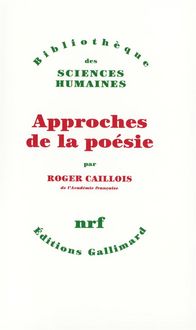 Produktbild: Approches de la po&eacute;sie