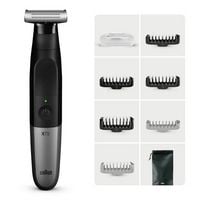 Produktbild: Braun XT5200 (V2) Pr&auml;zisions Trimmer, K&ouml;rperhaartrimmer, Bartschneider abwaschbar Schwarz, Silber
