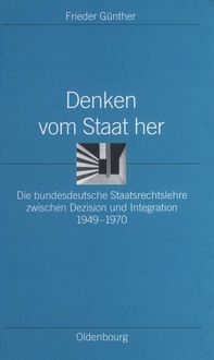 Produktbild: Denken vom Staat her