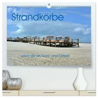 Produktbild: Strandk&ouml;rbe - Lieblinge an Nord- und Ostsee (hochwertiger Premium Wandkalender 2027 DIN A2 quer), Kunstdruck in Hochglanz