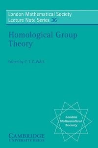 Produktbild: Homological Group Theory