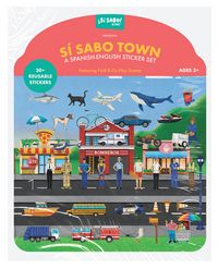Produktbild: S&iacute; Sabo Town: A Bilingual Reusable Sticker Play Set