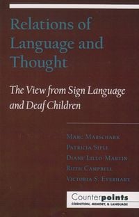 Produktbild: Relations of Language and Thought