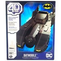 Produktbild: 4D Build - Batmobile - detailreicher 3D-Modellbausatz aus hochwertigem Karton, 202 Teile, f&uuml;r Batman Fans ab 12 Jahren