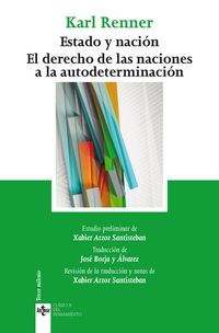 Produktbild: Estado y naci&oacute;n. El derecho de las naciones a la autodeterminaci&oacute;n