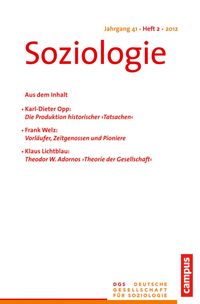 Produktbild: Soziologie 2.2012