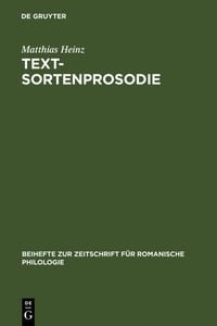 Produktbild: Textsortenprosodie