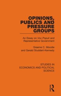 Produktbild: Opinions, Publics and Pressure Groups