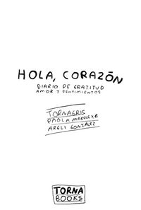 Produktbild: Hola coraz&oacute;n (Tornagris)