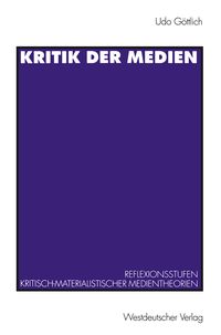 Produktbild: Kritik der Medien