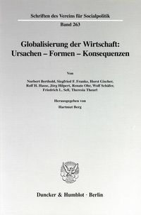 Produktbild: Globalisierung der Wirtschaft: Ursachen - Formen - Konsequenzen.