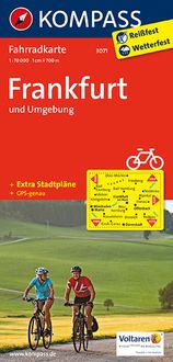 Bild vom Artikel KOMPASS Fahrradkarte 3071 Frankfurt und Umgebung 1:70.000 vom Autor 