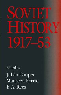 Produktbild: Soviet History, 1917&ndash;53