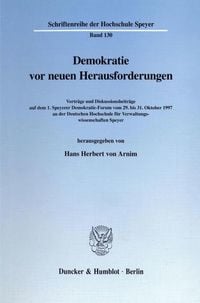 Produktbild: Demokratie vor neuen Herausforderungen.