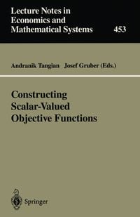 Produktbild: Constructing Scalar-Valued Objective Functions