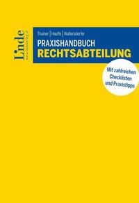 Produktbild: Praxishandbuch Rechtsabteilung