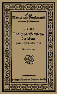 Produktbild: Analytische Geometrie der Ebene zum Selbstunterricht