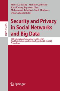 Produktbild: Security and Privacy in Social Networks and Big Data
