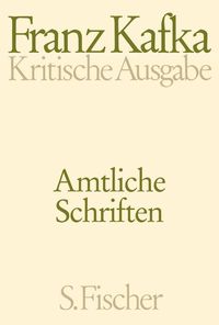Produktbild: Amtliche Schriften. Kritische Ausgabe