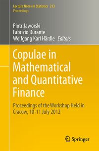 Produktbild: Copulae in Mathematical and Quantitative Finance