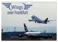 Produktbild: Wings over Frankfurt (UK Edition) (Wall Calendar 2026 DIN A4 landscape), CALVENDO 12 Month Wall Calendar