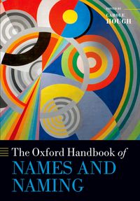 Produktbild: The Oxford Handbook of Names and Naming