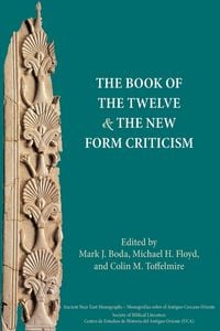 Produktbild: The Book of the Twelve and the New Form Criticism