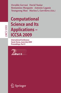 Produktbild: Computational Science and Its Applications &ndash; ICCSA 2009