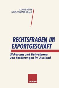 Produktbild: Rechtsfragen im Exportgesch&auml;ft