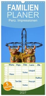 Produktbild: Familienplaner 2027 - Per&uacute;. Impressionen mit 5 Spalten (Wandkalender, 21 x 45 cm) CALVENDO