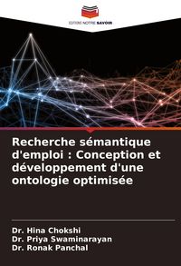 Produktbild: Recherche s&eacute;mantique d'emploi : Conception et d&eacute;veloppement d'une ontologie optimis&eacute;e