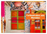 Produktbild: Farbenfrohes aus Marokko (Wandkalender 2027 DIN A2 quer), CALVENDO Monatskalender