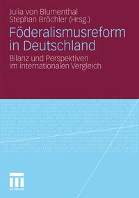 Produktbild: F&ouml;deralismusreform in Deutschland