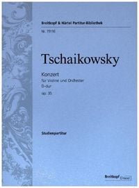 Produktbild: Tschaikowsky, P: Konzert D-Dur,op. 35