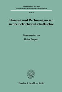Produktbild: Planung und Rechnungswesen in der Betriebswirtschaftslehre.