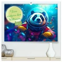 Produktbild: Tiere erobern den Weltraum (hochwertiger Premium Wandkalender 2027 DIN A2 quer), Kunstdruck in Hochglanz