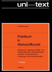 Produktbild: Praktikum in Werkstoffkunde