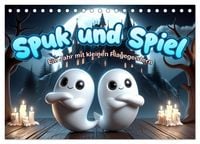 Produktbild: Spuk und Spiel: Ein Jahr mit kleinen Plagegeistern (Tischkalender 2026 DIN A5 quer), CALVENDO Monatskalender