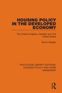 Produktbild: Housing Policy in the Developed Economy