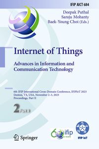 Produktbild: Internet of Things. Advances in Information and Communication Technology