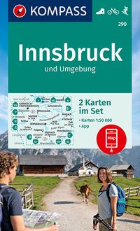 Bild vom Artikel KOMPASS Wanderkarten-Set 290 Innsbruck und Umgebung (2 Karten) 1:50.000 vom Autor Kompass-Karten GmbH