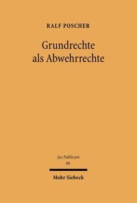 Produktbild: Grundrechte als Abwehrrechte