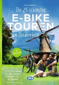 Produktbild: BVA Die 25 sch&ouml;nsten E-Bike Touren am Niederrhein mit Knotenpunkten